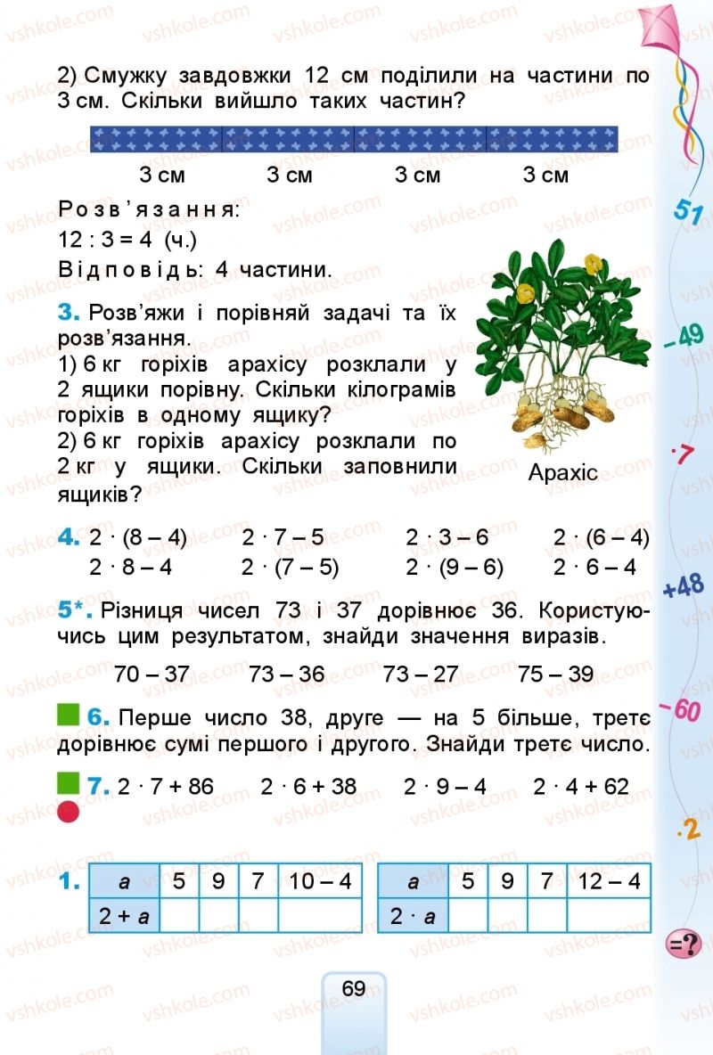 Страница 69 | Підручник Математика 2 клас Г.П. Лишенко 2019