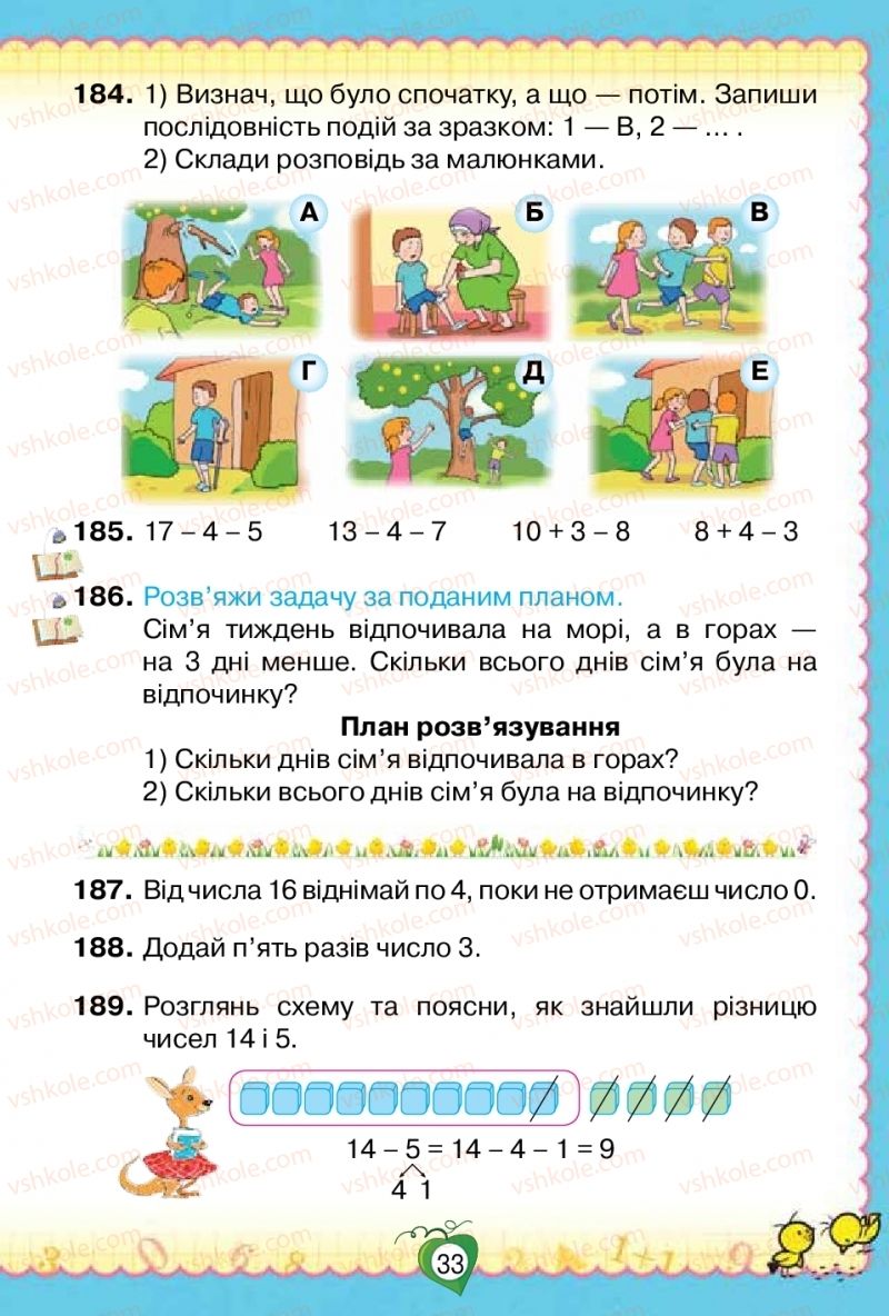 Страница 33 | Підручник Математика 2 клас Н.П. Листопад 2019
