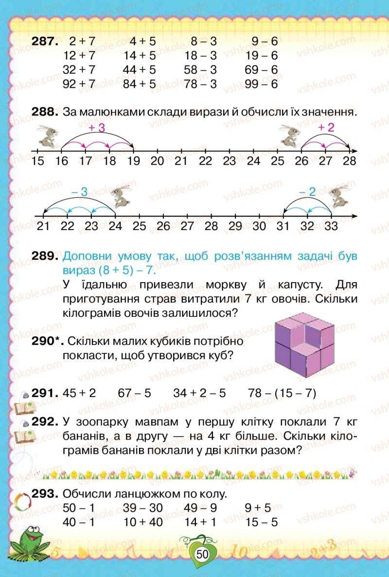 Страница 50 | Підручник Математика 2 клас Н.П. Листопад 2019