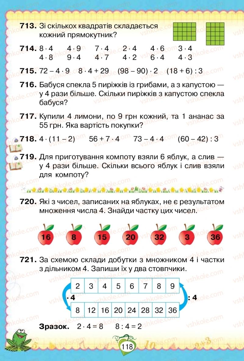 Страница 118 | Підручник Математика 2 клас Н.П. Листопад 2019