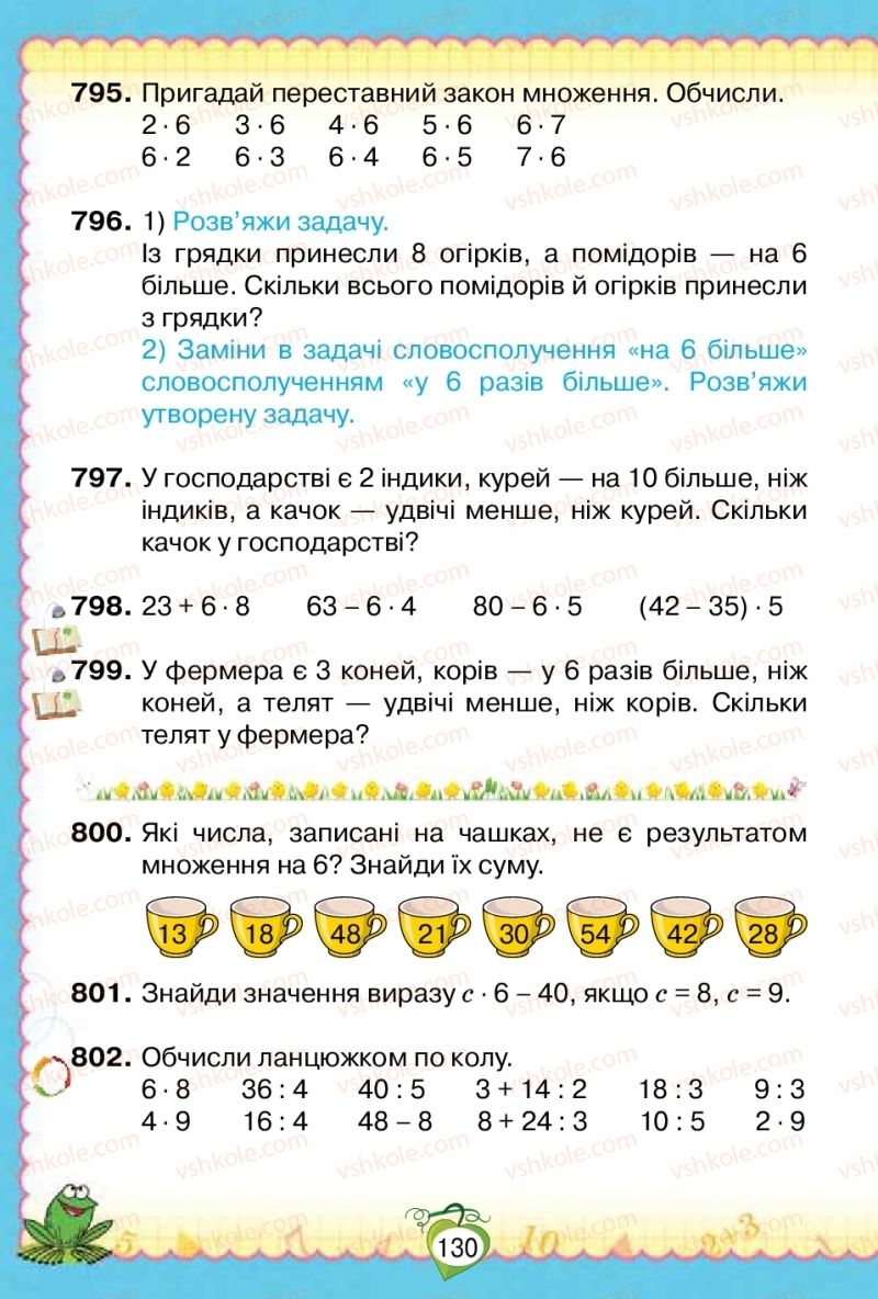Страница 130 | Підручник Математика 2 клас Н.П. Листопад 2019