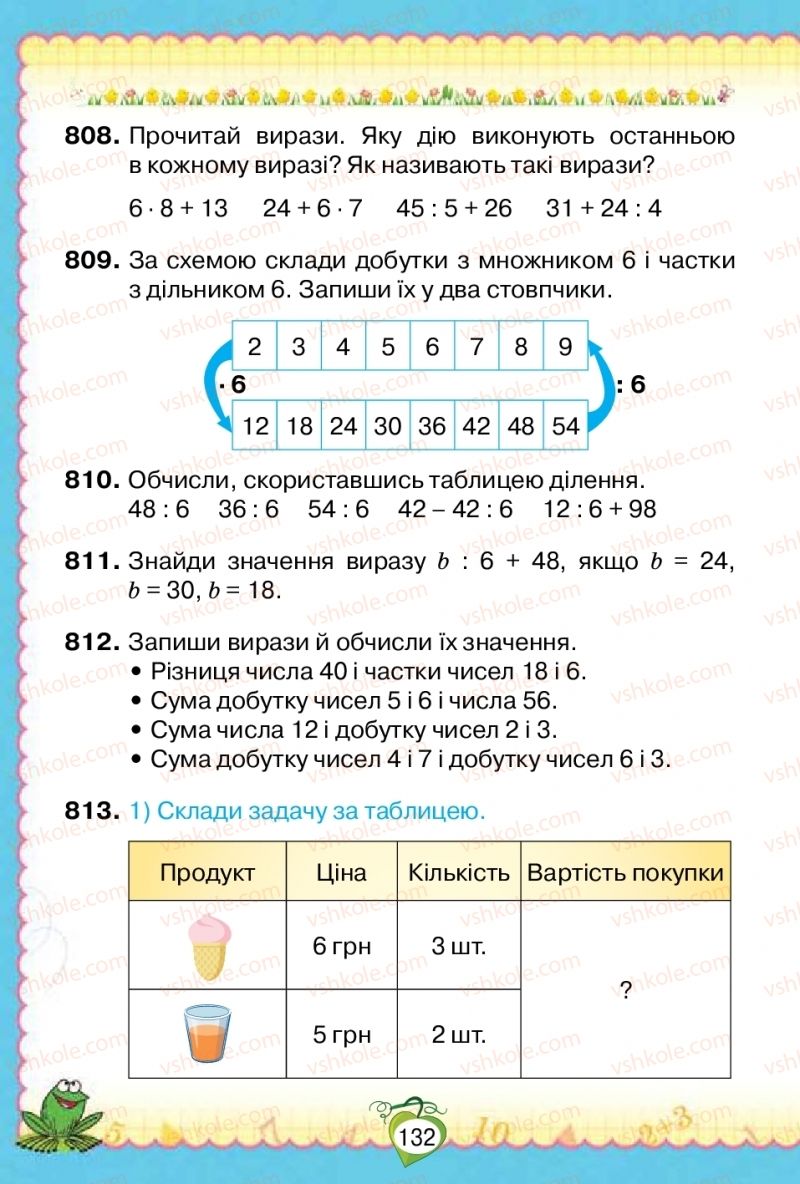 Страница 132 | Підручник Математика 2 клас Н.П. Листопад 2019