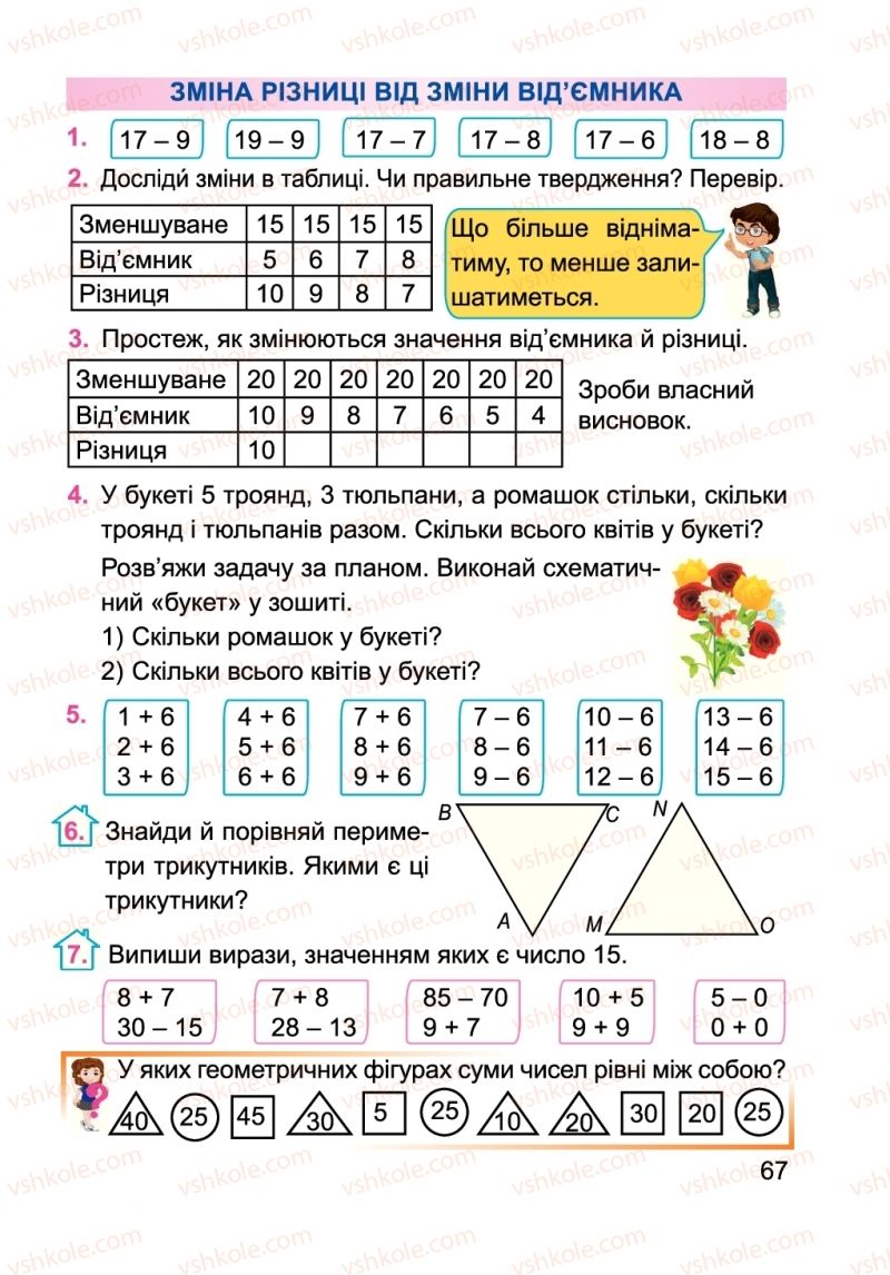 Страница 67 | Підручник Математика 2 клас А.М. Заїка 2019