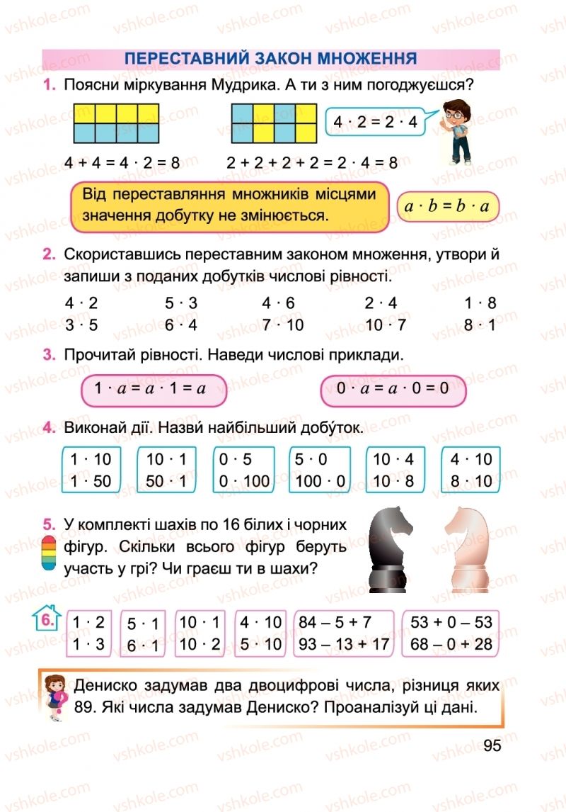 Страница 95 | Підручник Математика 2 клас А.М. Заїка 2019