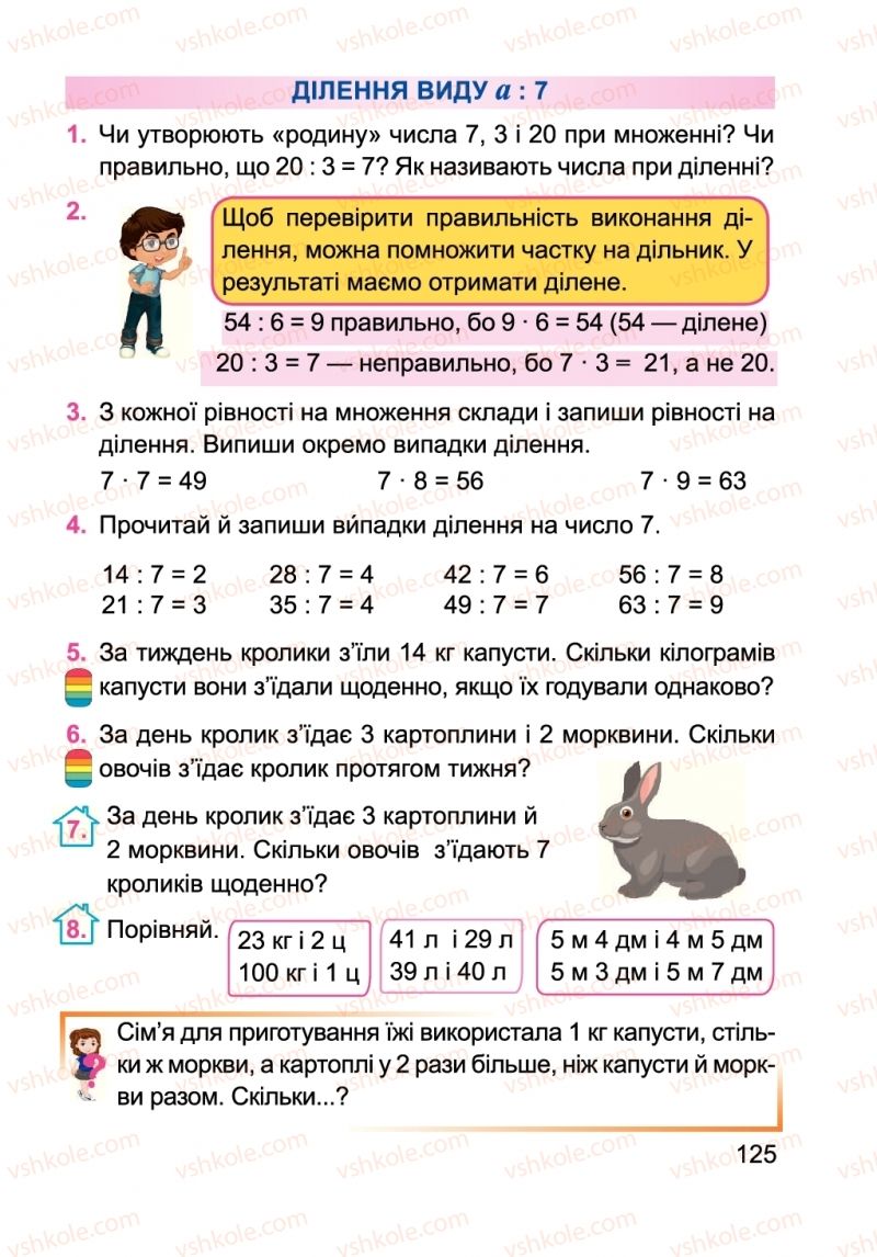 Страница 125 | Підручник Математика 2 клас А.М. Заїка 2019