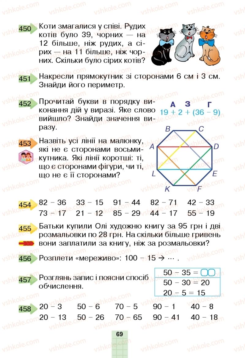 Страница 69 | Підручник Математика 2 клас Н.О. Будна, М.В. Беденко  2019