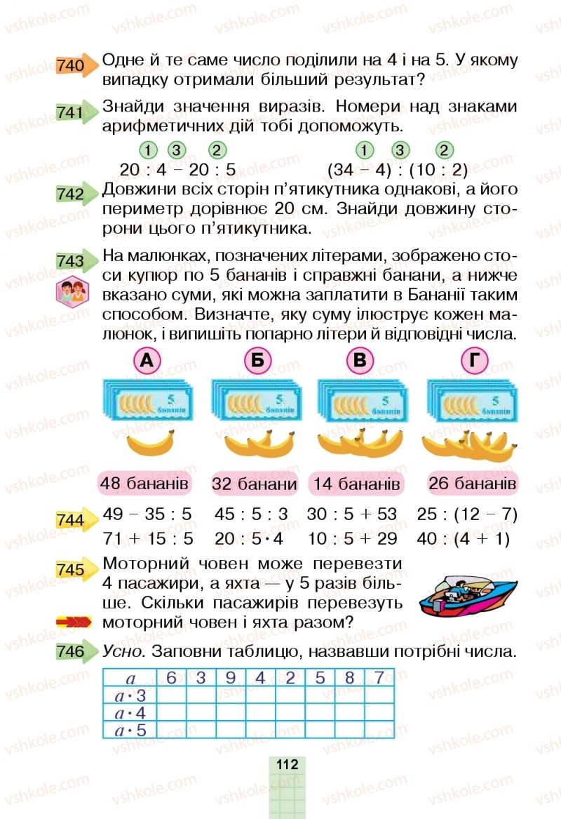 Страница 112 | Підручник Математика 2 клас Н.О. Будна, М.В. Беденко  2019