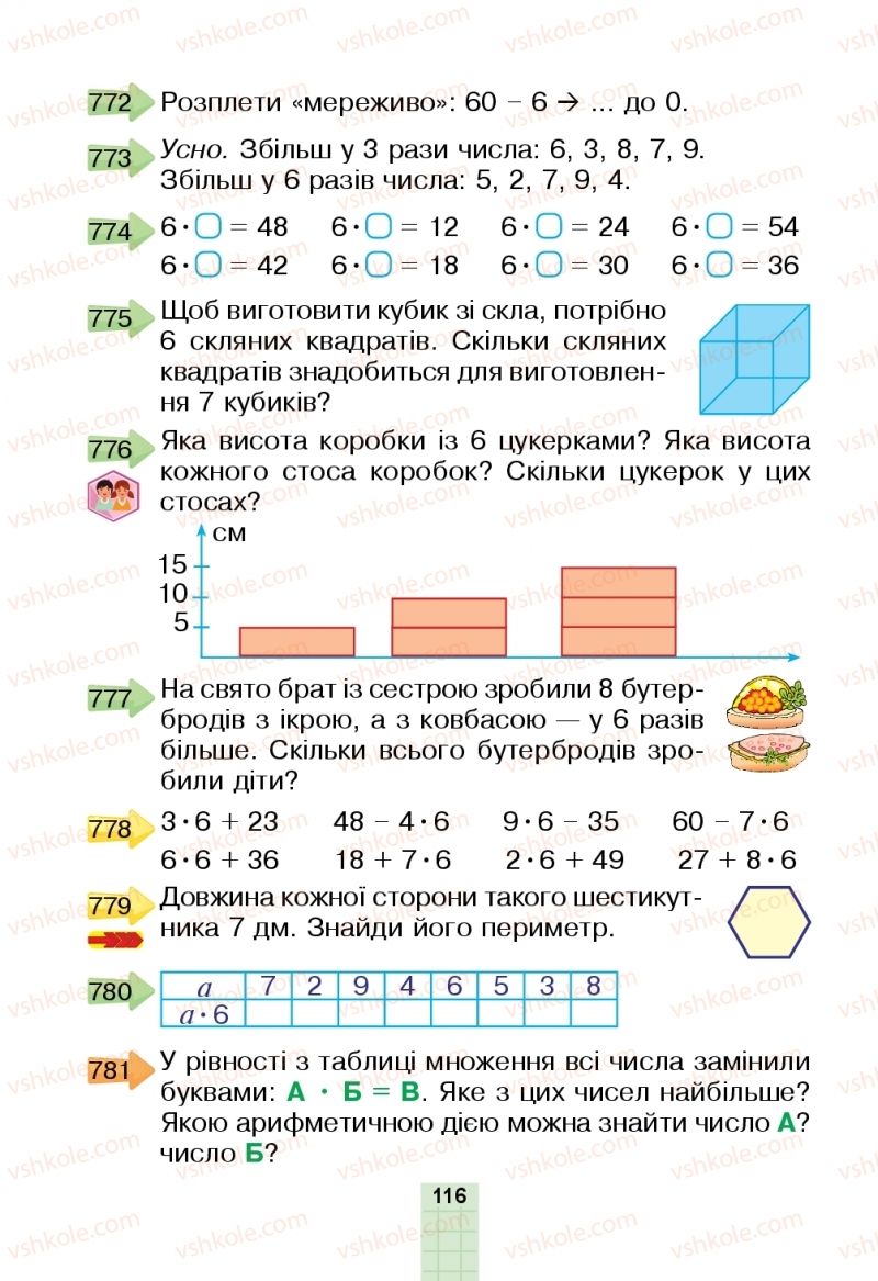 Страница 116 | Підручник Математика 2 клас Н.О. Будна, М.В. Беденко  2019