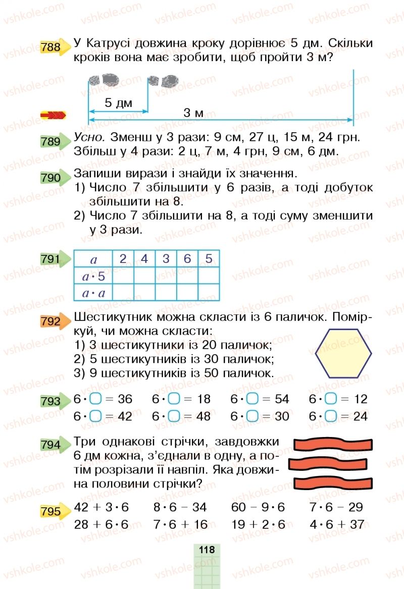 Страница 118 | Підручник Математика 2 клас Н.О. Будна, М.В. Беденко  2019