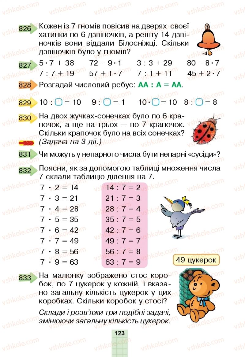 Страница 123 | Підручник Математика 2 клас Н.О. Будна, М.В. Беденко  2019