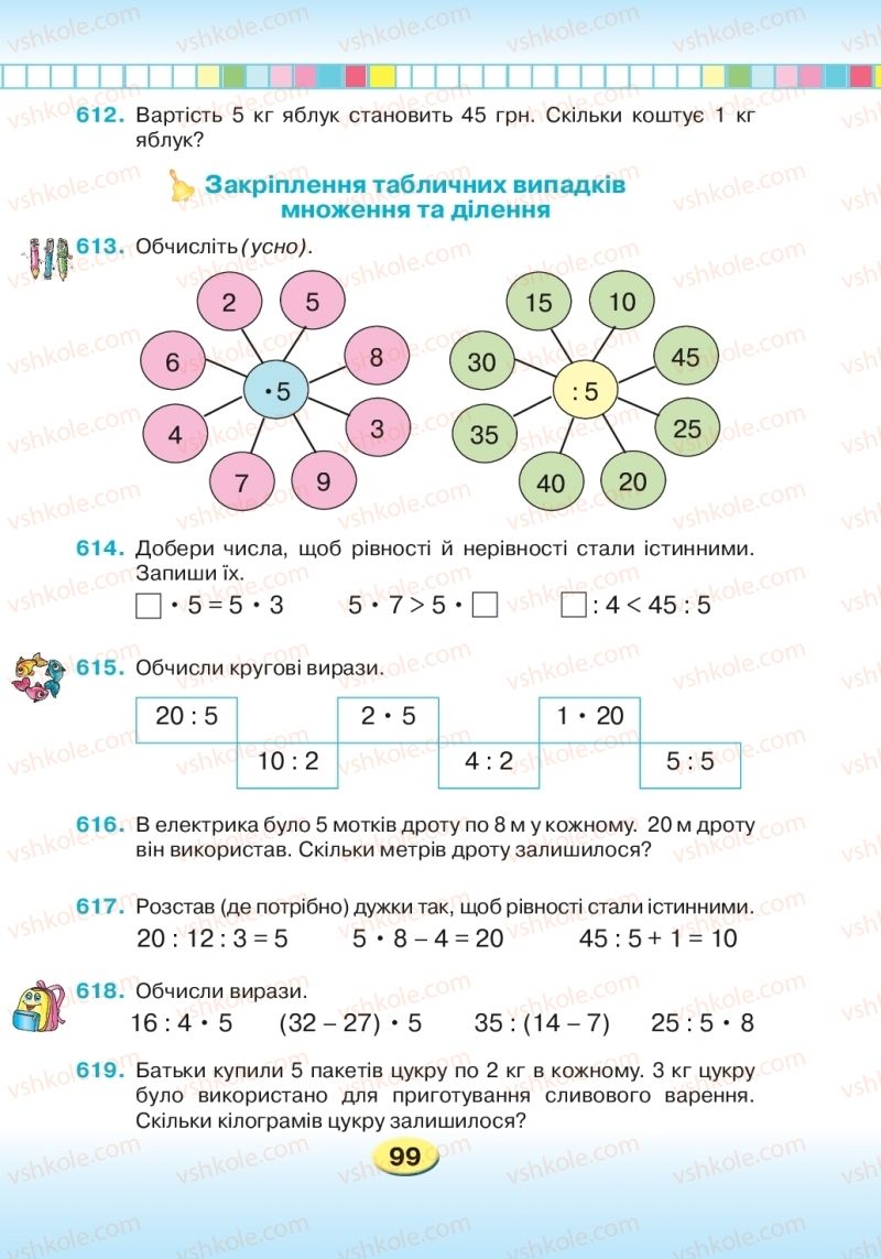 Страница 99 | Підручник Математика 2 клас Л.В. Оляницька 2019