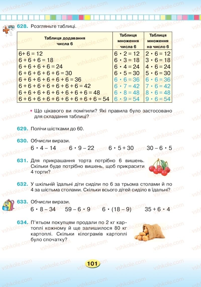 Страница 101 | Підручник Математика 2 клас Л.В. Оляницька 2019
