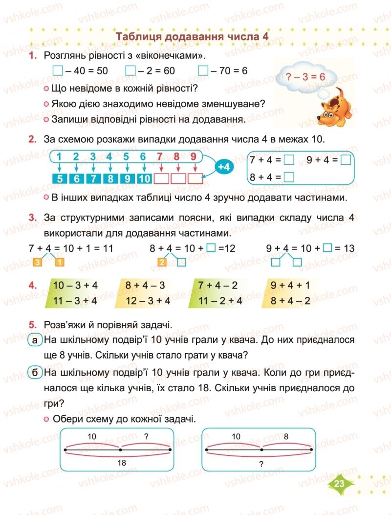 Страница 23 | Підручник Математика 2 клас М.В. Козак, О.П. Корчевська 2019