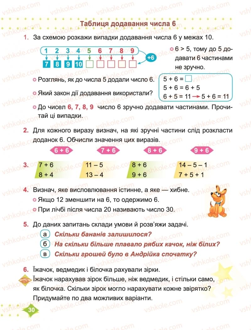 Страница 30 | Підручник Математика 2 клас М.В. Козак, О.П. Корчевська 2019
