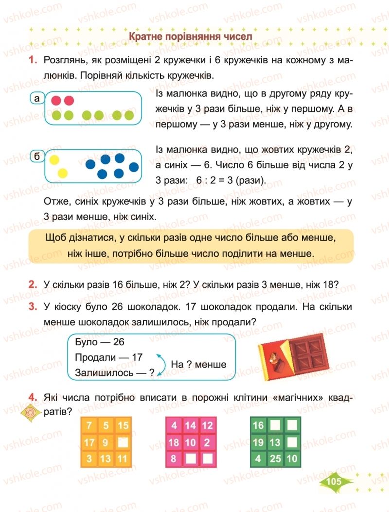 Страница 105 | Підручник Математика 2 клас М.В. Козак, О.П. Корчевська 2019