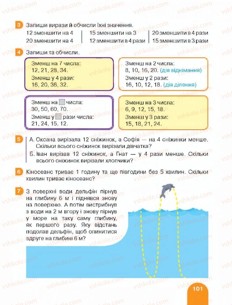 Страница 101 | Підручник Математика 2 клас С.П. Логачевська, Т.А. Логачевська 2019