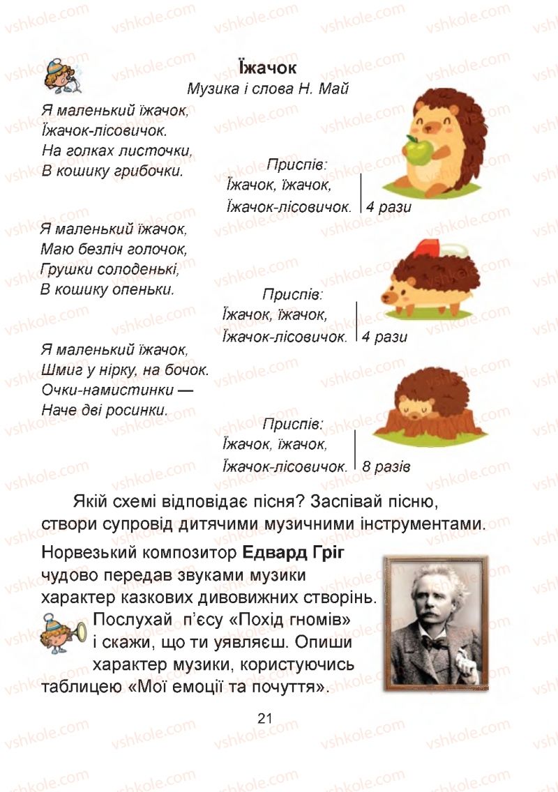 Страница 21 | Підручник Мистецтво 2 клас Г.О. Кізілова, О.А. Шулько 2019