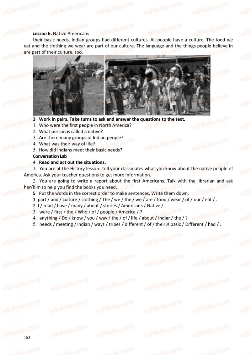 Страница 163 | Підручник Англiйська мова 6 клас А.М. Несвіт 2012