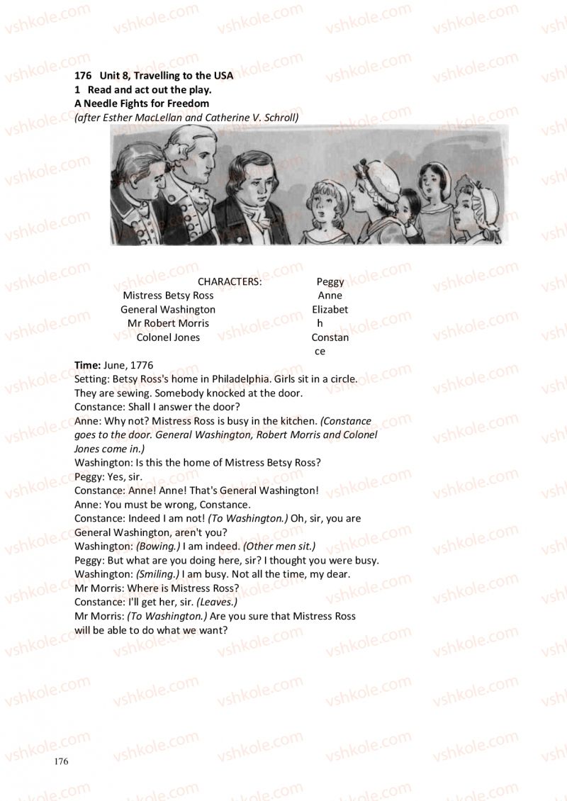 Страница 176 | Підручник Англiйська мова 6 клас А.М. Несвіт 2012