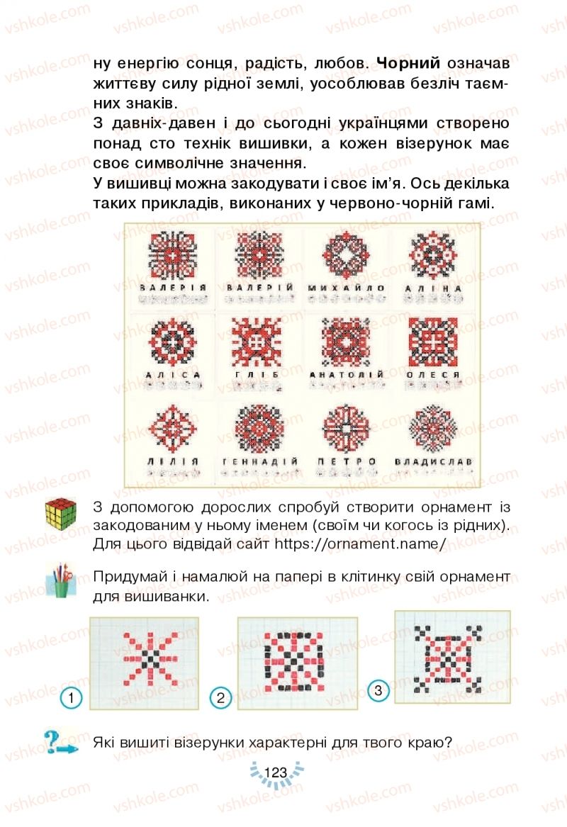 Страница 123 | Підручник Мистецтво 2 клас Л.Г. Кондратова 2019