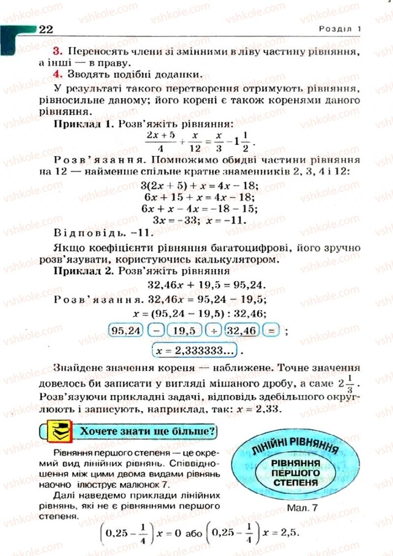 Страница 22 | Підручник Алгебра 7 клас Г.П. Бевз, В.Г. Бевз 2007