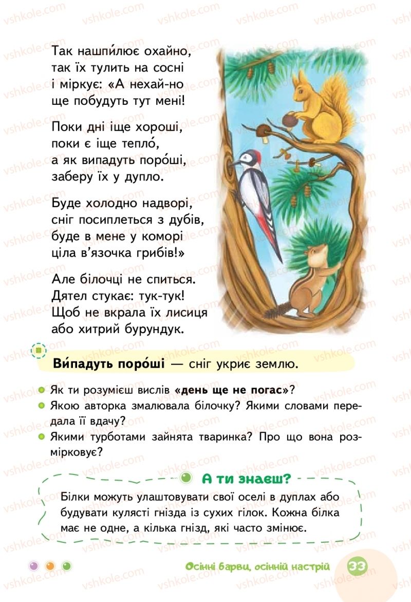 Страница 33 | Підручник Українська мова 2 клас М.С. Вашуленко 2019 2 частина
