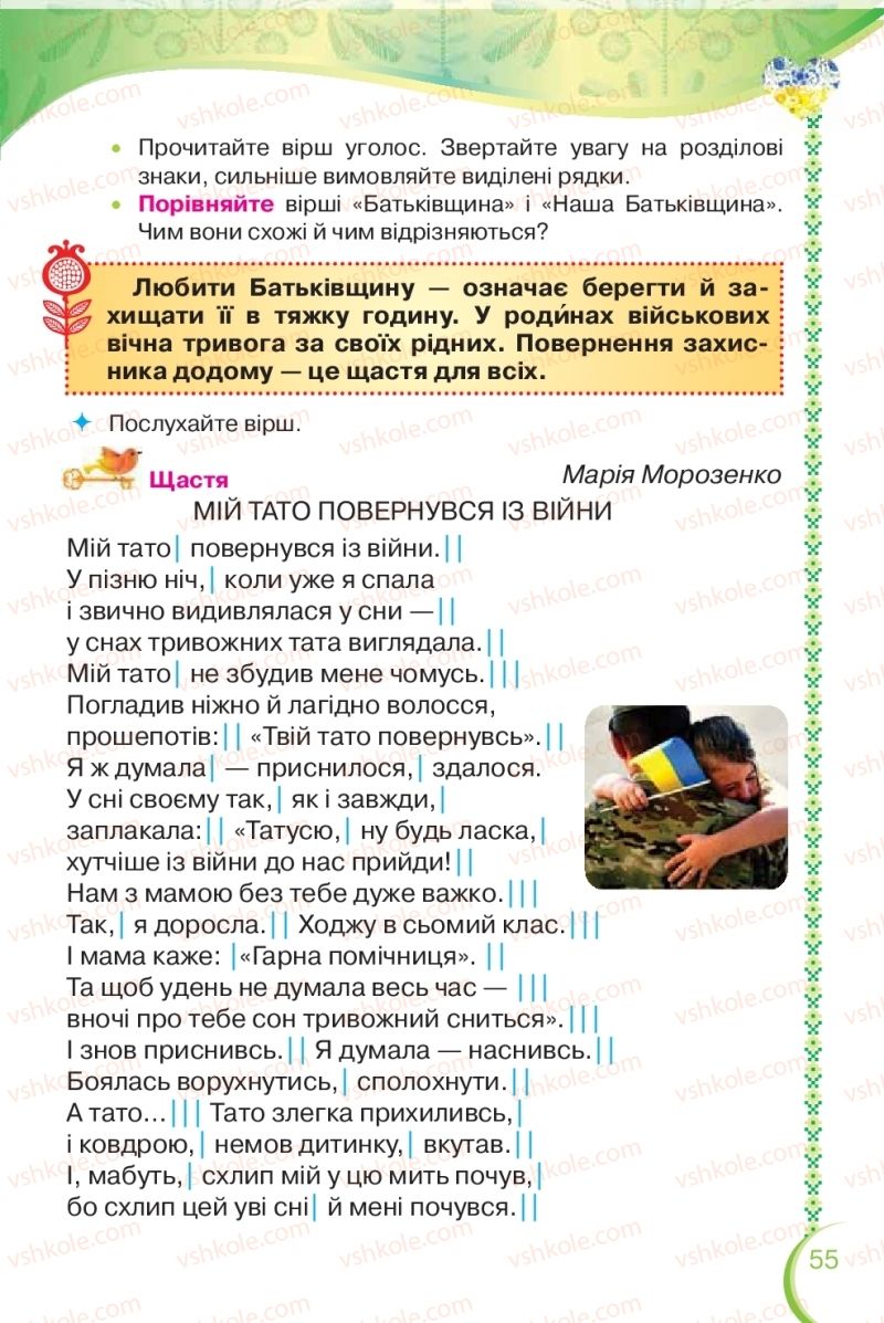 Страница 55 | Підручник Українська мова 2 клас О.Я. Савченко 2019 2 частина
