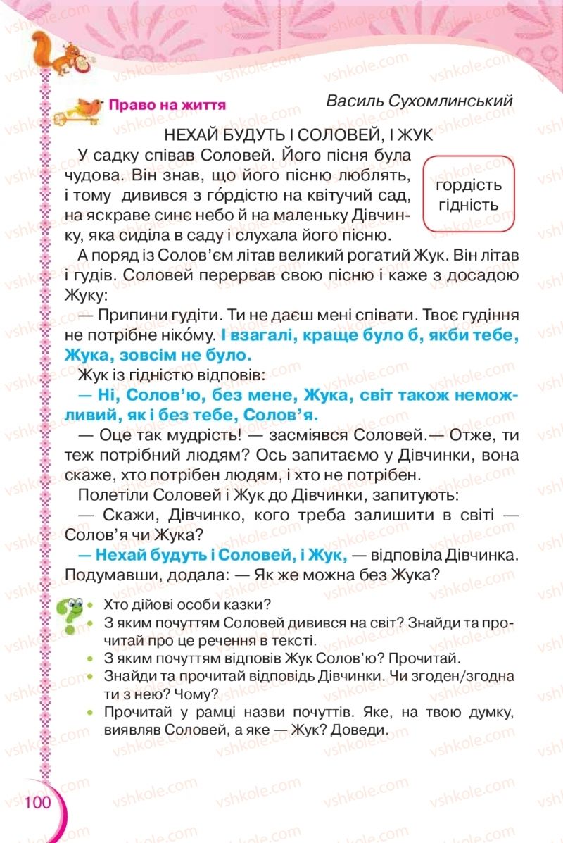 Страница 100 | Підручник Українська мова 2 клас О.Я. Савченко 2019 2 частина