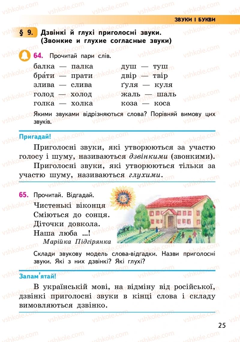 Страница 25 | Підручник Українська мова 2 клас О.М. Коваленко 2019 2 частина