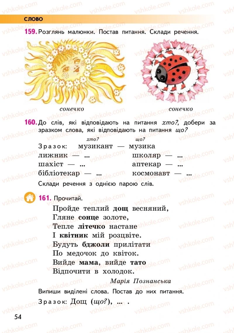 Страница 54 | Підручник Українська мова 2 клас О.М. Коваленко 2019 2 частина