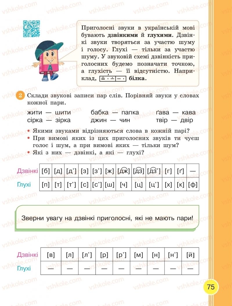 Страница 75 | Підручник Українська мова 2 клас Л.І. Тимченко, І.В. Цепова 2019 1 частина