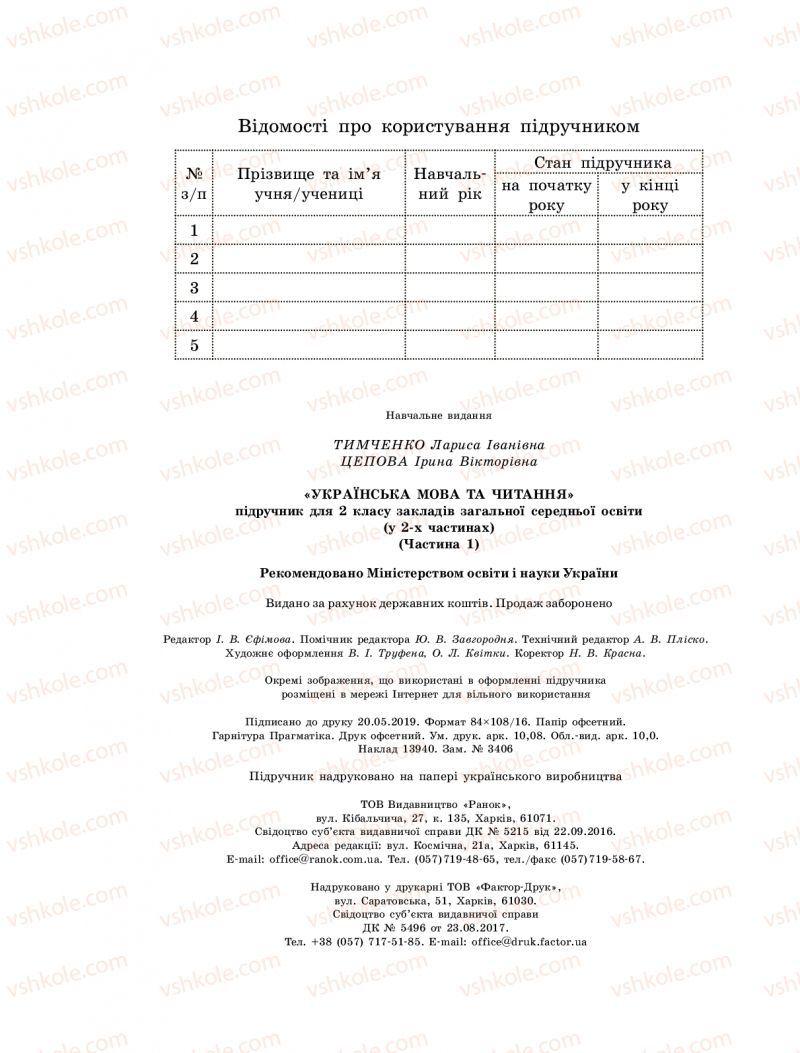 Страница 96 | Підручник Українська мова 2 клас Л.І. Тимченко, І.В. Цепова 2019 1 частина