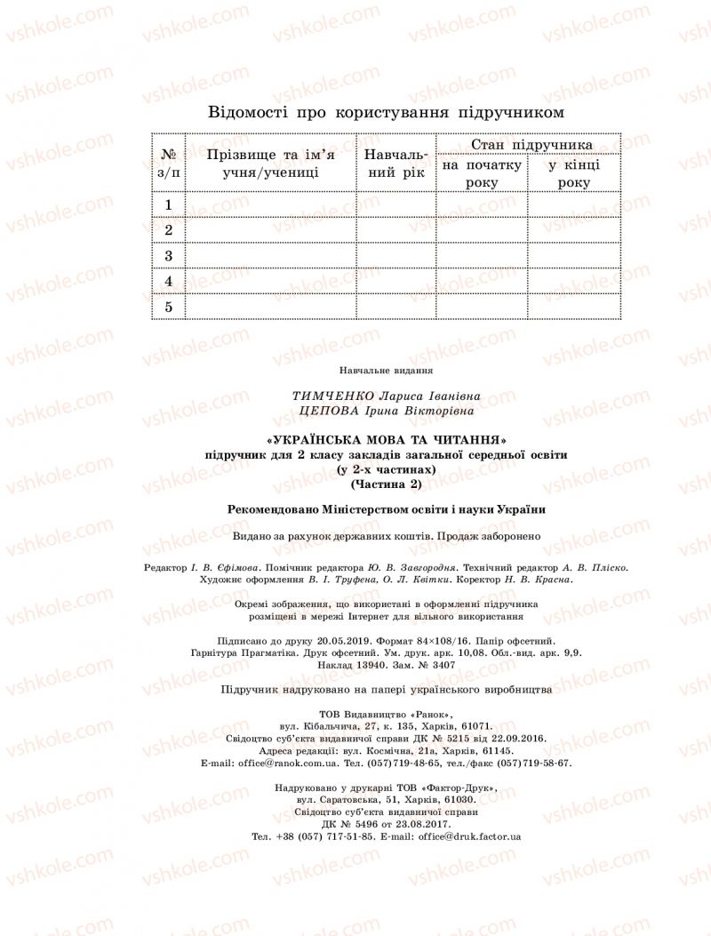 Страница 96 | Підручник Українська мова 2 клас Л.І. Тимченко, І.В. Цепова 2019 2 частина