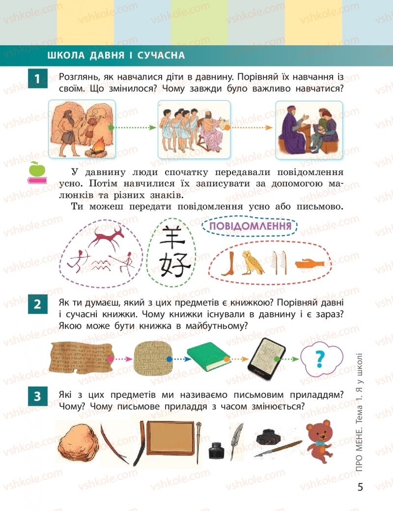 Страница 5 | Підручник Я досліджую світ 2 клас І.О. Большакова, М.С. Пристінська 2019 1 частина