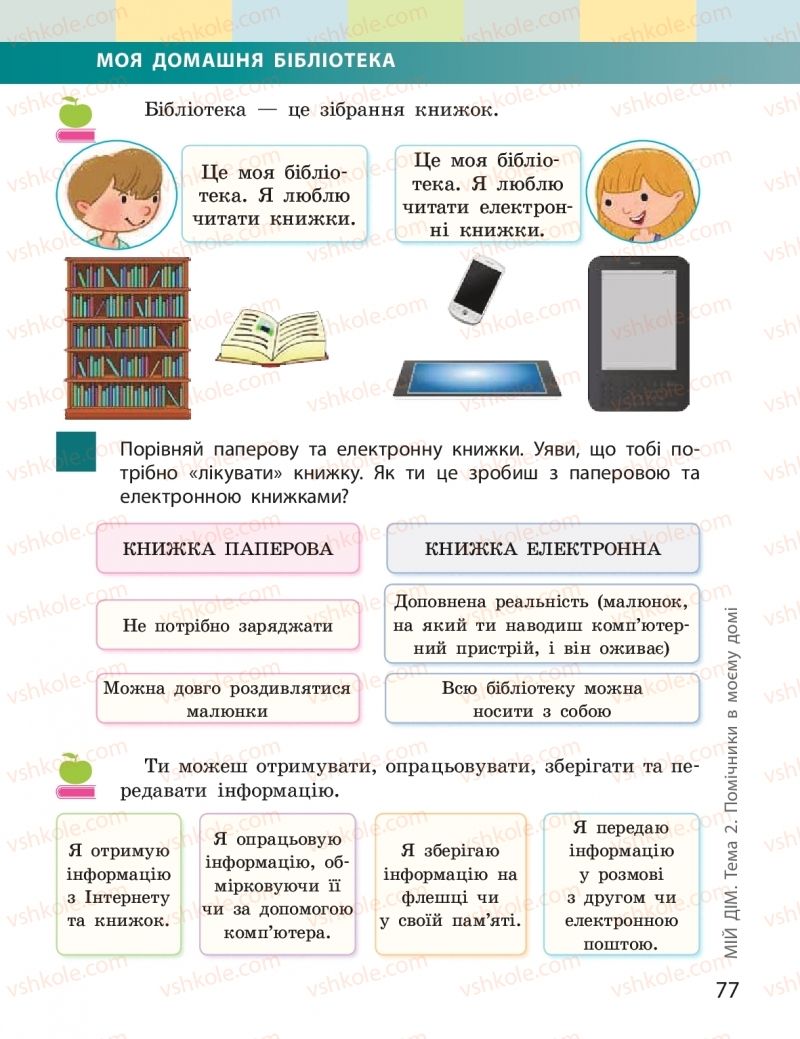 Страница 77 | Підручник Я досліджую світ 2 клас І.О. Большакова, М.С. Пристінська 2019 1 частина