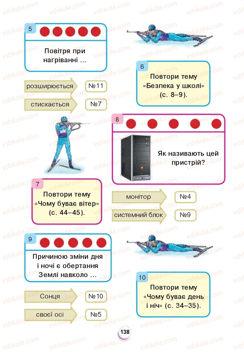 Страница 138 | Підручник Я досліджую світ 2 клас Н.О. Будна, Т.В. Гладюк, С.Г. Заброцька, Л.В. Лисобей, Н.Б. Шост 2019 1 частина