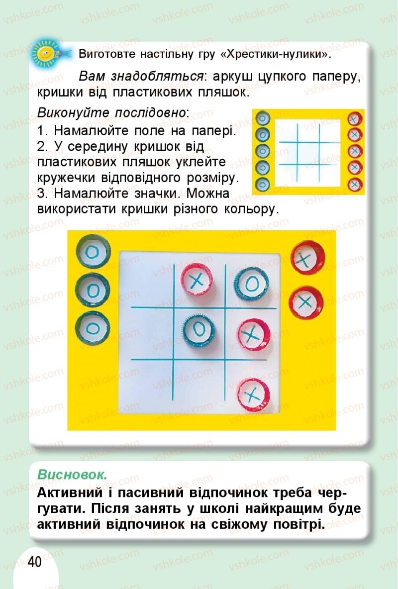 Страница 40 | Підручник Я досліджую світ 1 клас Т.Г. Гільберг, О.В. Гнатюк, Н.М. Павич 2018 2 частина