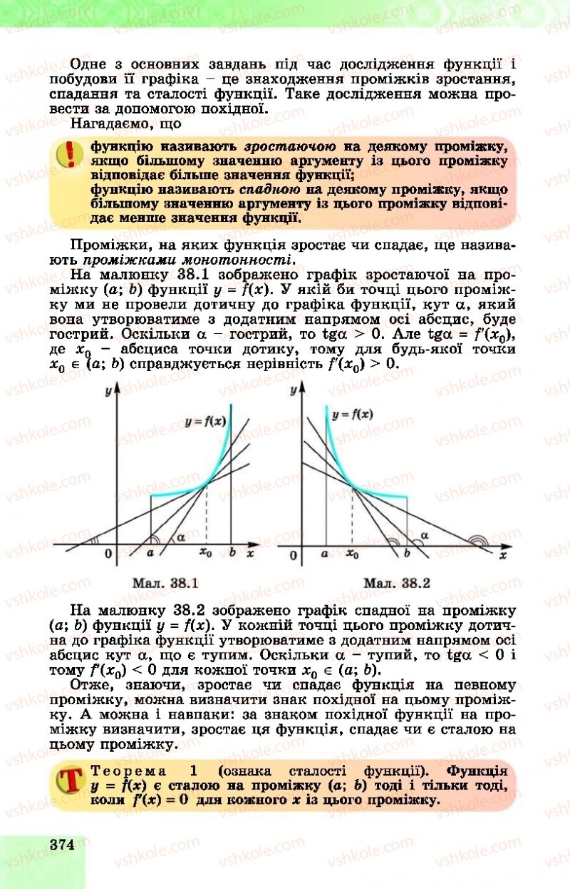 Страница 374 | Підручник Алгебра 10 клас О.С. Істер, О.В. Єргіна  2018