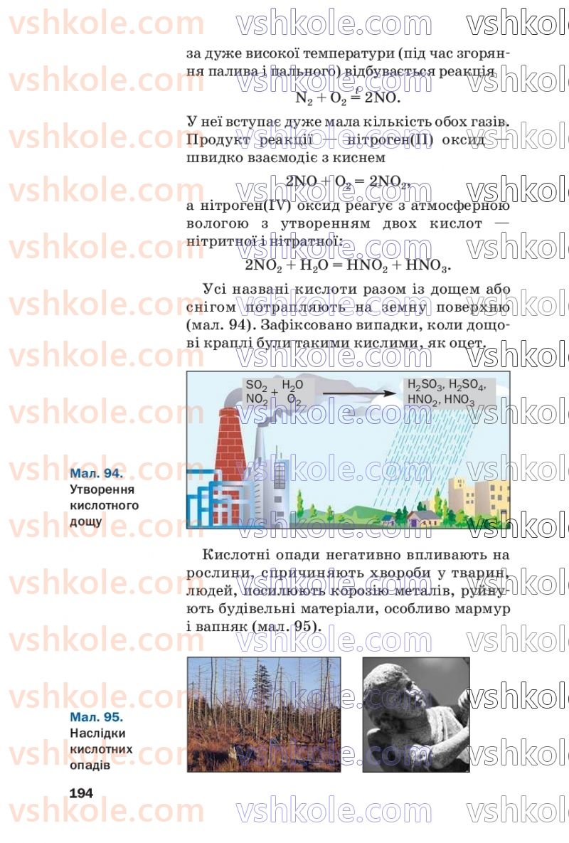 Страница 194 | Підручник Хімія 7 клас П.П. Попель, Л.С. Крикля  2020