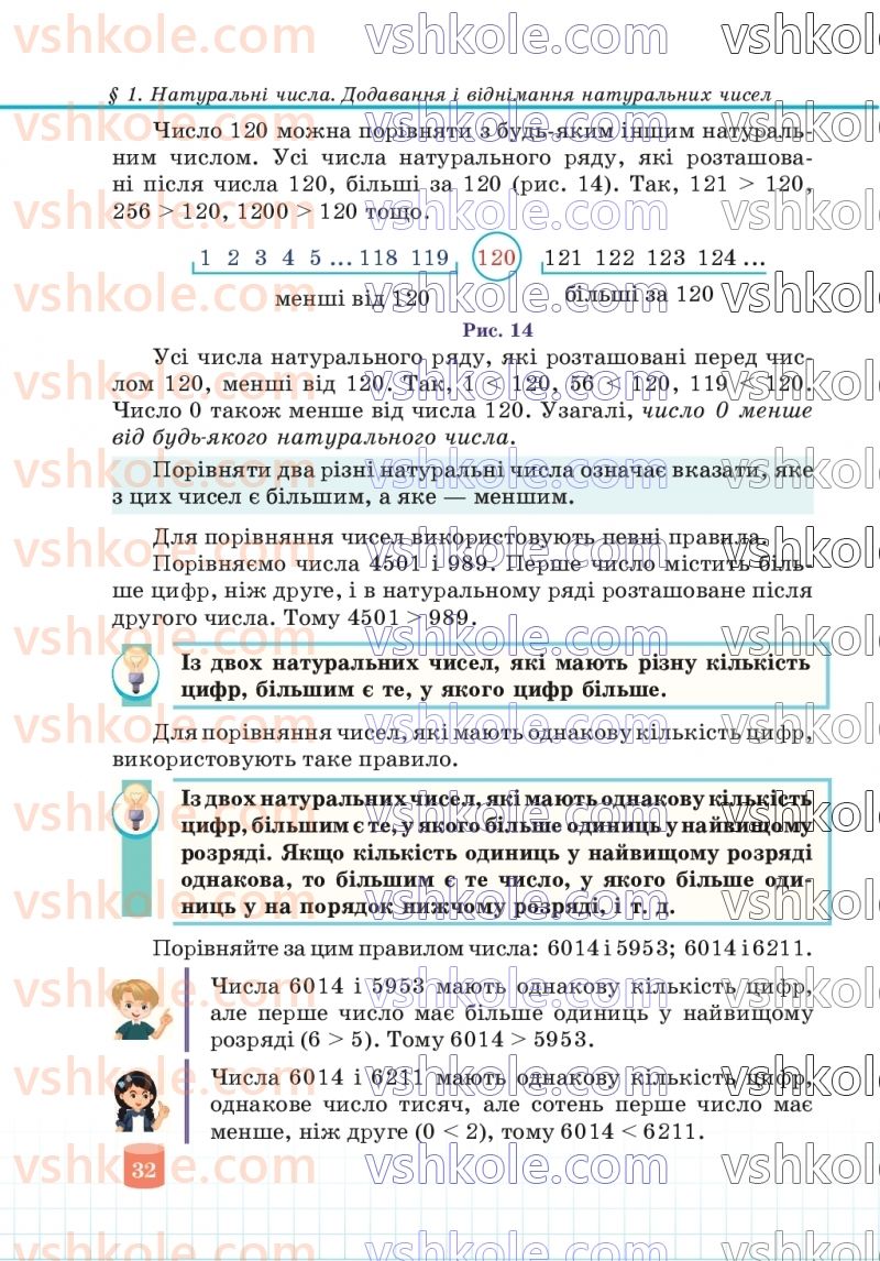 Страница 32 | Підручник Математика 5 клас В.Р. Кравчук, Г.М. Янченко 2022