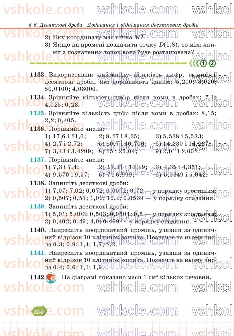 Страница 234 | Підручник Математика 5 клас В.Р. Кравчук, Г.М. Янченко 2022