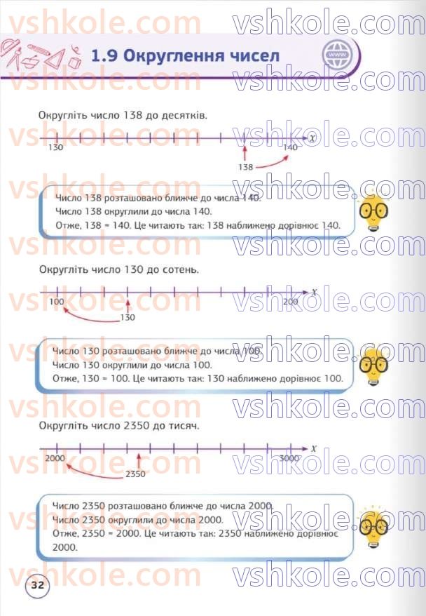 Страница 32 | Підручник Математика 5 клас Д.Е. Біос 2022