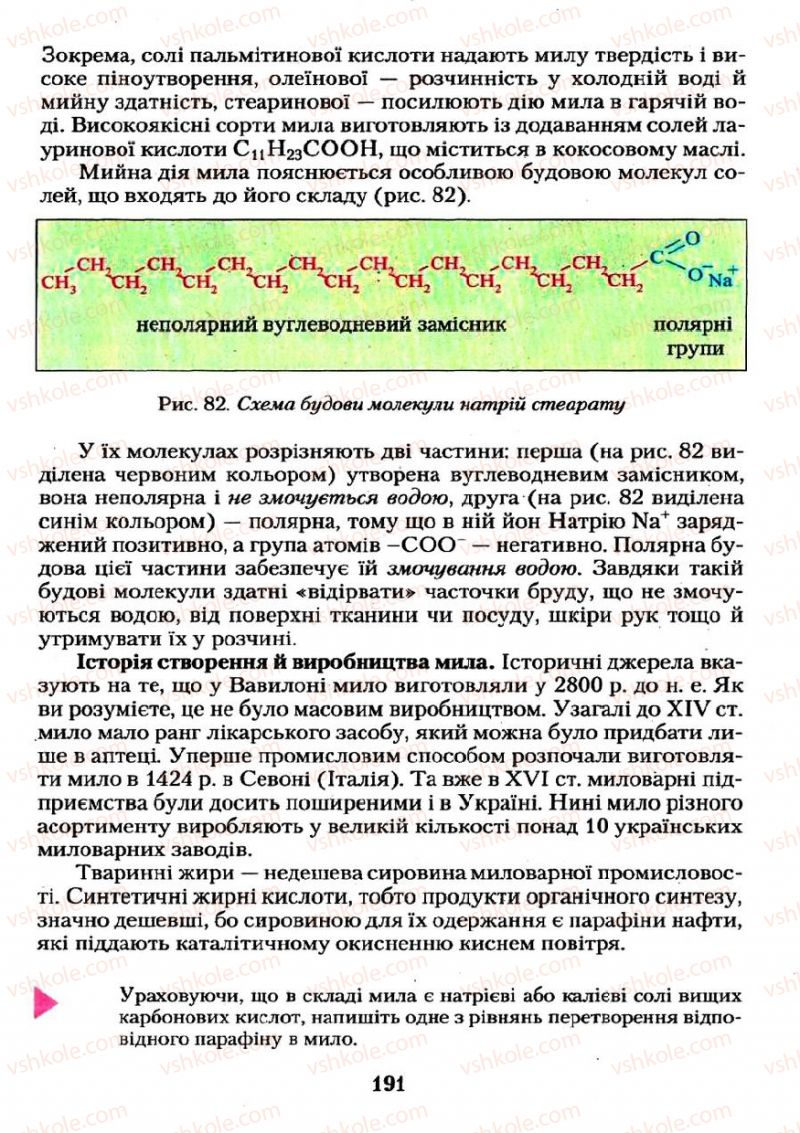 Страница 191 | Підручник Хімія 11 клас О.Г. Ярошенко 2011