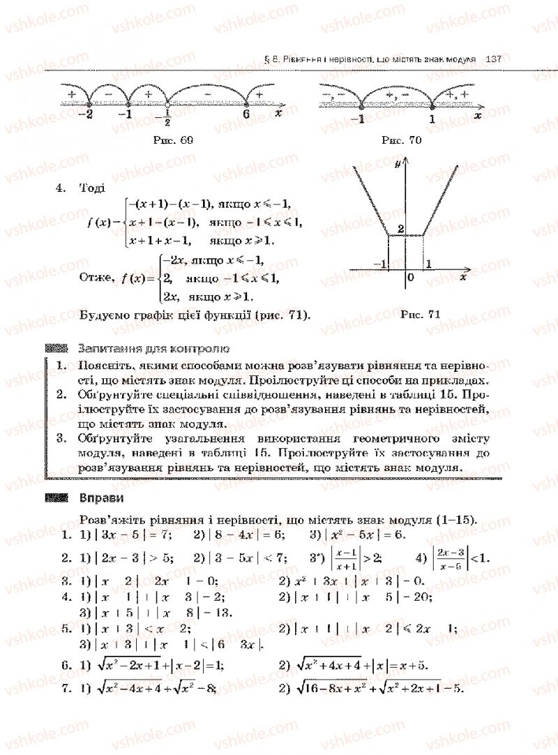 Страница 137 | Підручник Алгебра 10 клас Є.П. Нелін 2010 Академічний рівень