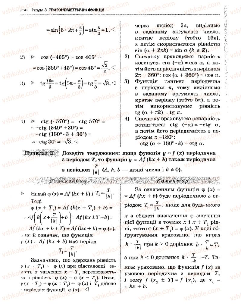 Страница 250 | Підручник Алгебра 10 клас Є.П. Нелін 2010 Академічний рівень