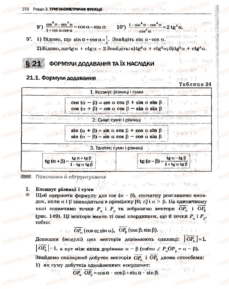 Страница 278 | Підручник Алгебра 10 клас Є.П. Нелін 2010 Академічний рівень