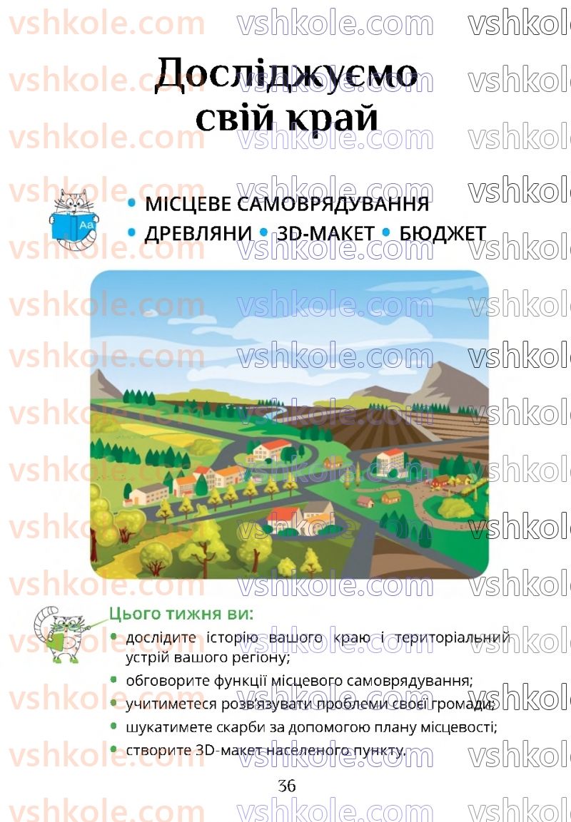 Страница 36 | Підручник Я досліджую світ 4 клас Т.В. Воронцова 2021 2 частина