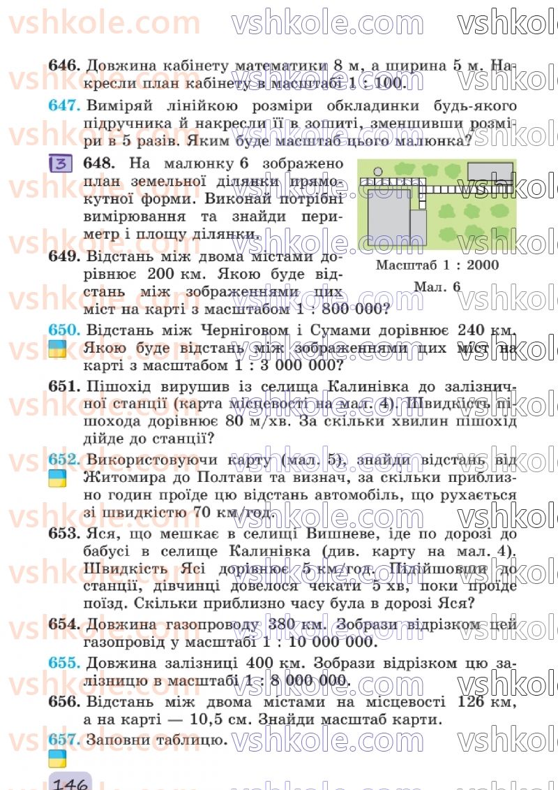 Страница 146 | Підручник Математика 6 клас О.С. Істер 2023 1 частина