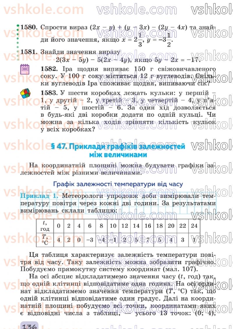 Страница 136 | Підручник Математика 6 клас О.С. Істер 2023 2 частина