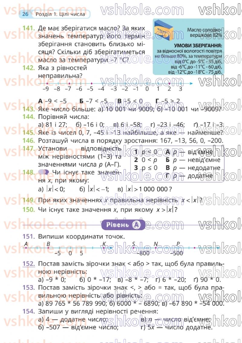 Страница 26 | Підручник Математика 6 клас Г.П. Бевз, В.Г. Бевз 2023 1 частина